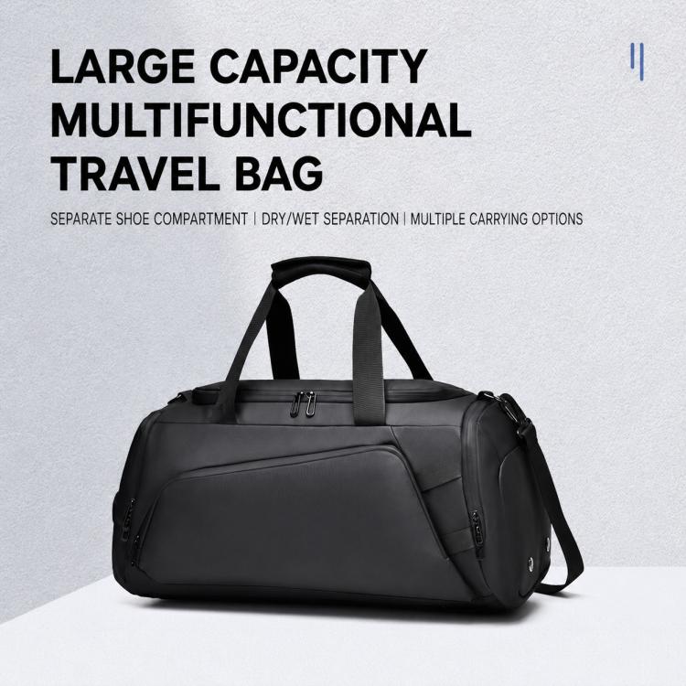 OUMANTU 4005 Borsa a tracolla fitness di grande capacità con separazione tra capi bagnati e asciutti