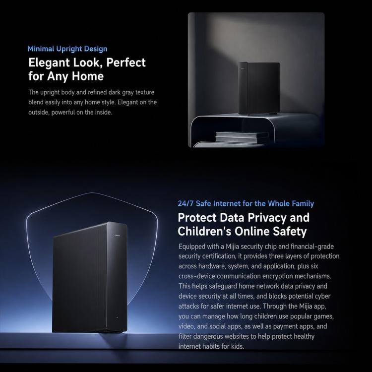 Router Xiaomi BE7200 Pro WiFi 7 AI Hub con porta 2.5G Dual Band e spina USA, BE7200 Pro