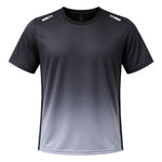 Maglia da corsa da uomo ad asciugatura rapida, estiva, in seta ghiaccio, a maniche corte, 5XL
