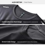 Maglia da corsa da uomo ad asciugatura rapida, estiva, in seta ghiaccio, a maniche corte, M, L, XL, 2XL, 3XL, 4XL