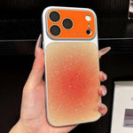 Protezione per le lenti, acrilico opaco sfumato glitterato + custodia per telefono in PC, For iPhone 17 Pro Max, For iPhone 17 Pro, For iPhone 17, For iPhone 16 Pro Max