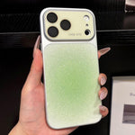 Protezione per le lenti, acrilico opaco sfumato glitterato + custodia per telefono in PC, For iPhone 17 Pro Max, For iPhone 17 Pro, For iPhone 17, For iPhone 16 Pro Max