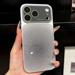Protezione per le lenti, acrilico opaco sfumato glitterato + custodia per telefono in PC, For iPhone 17 Pro Max, For iPhone 17 Pro, For iPhone 17, For iPhone 16 Pro Max