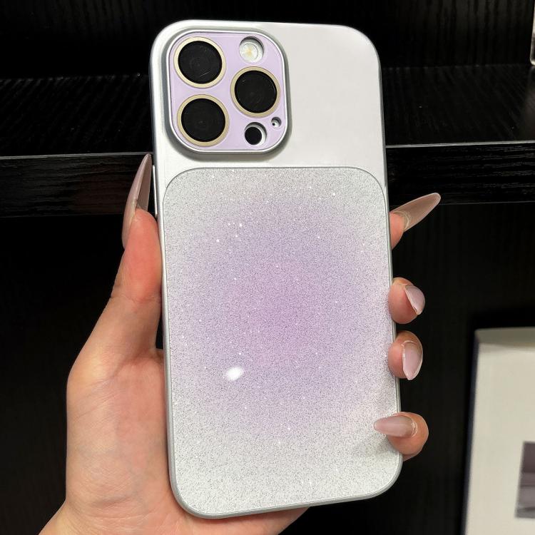 Protezione per le lenti, acrilico opaco sfumato glitterato + custodia per telefono in PC, For iPhone 17 Pro Max, For iPhone 17 Pro, For iPhone 17, For iPhone 16 Pro Max