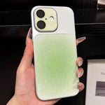 Protezione per le lenti, acrilico opaco sfumato glitterato + custodia per telefono in PC, For iPhone 16 Pro, For iPhone 16, For iPhone 15 Pro Max, For iPhone 15 Pro