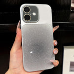 Protezione per le lenti, acrilico opaco sfumato glitterato + custodia per telefono in PC, For iPhone 16 Pro, For iPhone 16, For iPhone 15 Pro Max, For iPhone 15 Pro