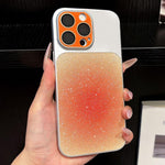 Protezione per le lenti, acrilico opaco sfumato glitterato + custodia per telefono in PC, For iPhone 16 Pro, For iPhone 16, For iPhone 15 Pro Max, For iPhone 15 Pro
