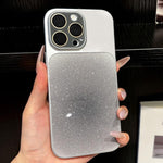 Protezione per le lenti, acrilico opaco sfumato glitterato + custodia per telefono in PC, For iPhone 16 Pro, For iPhone 16, For iPhone 15 Pro Max, For iPhone 15 Pro