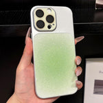Protezione per le lenti, acrilico opaco sfumato glitterato + custodia per telefono in PC, For iPhone 16 Pro, For iPhone 16, For iPhone 15 Pro Max, For iPhone 15 Pro