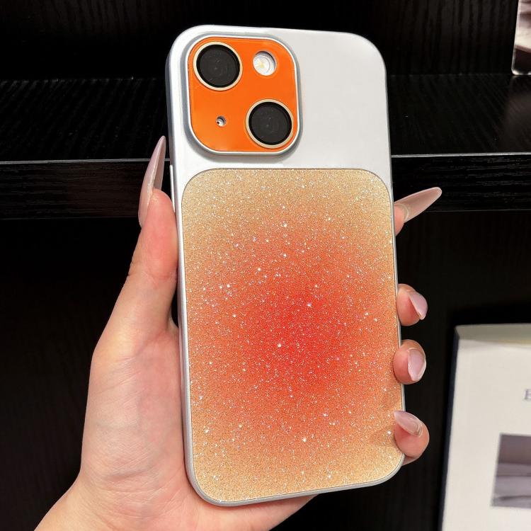 Protezione per le lenti, acrilico opaco sfumato glitterato + custodia per telefono in PC, For iPhone 15, For iPhone 14, For iPhone 14 Pro, For iPhone 14 Pro Max