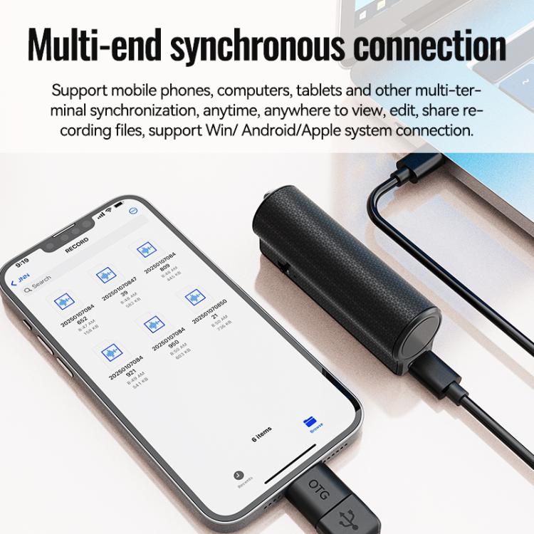 Registratore vocale magnetico intelligente Q70V con attivazione vocale e tempo di standby ultra-lungo., 4GB, 8GB, 16GB, 32GB, 64GB, 128GB