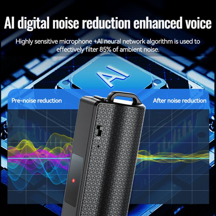 Registratore vocale magnetico intelligente Q70V con attivazione vocale e tempo di standby ultra-lungo., 4GB, 8GB, 16GB, 32GB, 64GB, 128GB