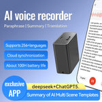 Registratore vocale intelligente magnetico Q65A con lunga durata della batteria in standby e supporto per l'app AIREC., 4GB, 8GB, 16GB, 32GB, 64GB, 128GB, 256GB