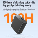 Registratore vocale intelligente magnetico Q65A con lunga durata della batteria in standby e supporto per l'app AIREC., 4GB, 8GB, 16GB, 32GB, 64GB, 128GB, 256GB