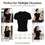 T-shirt slim fit Y2K Pure Color, L, XL