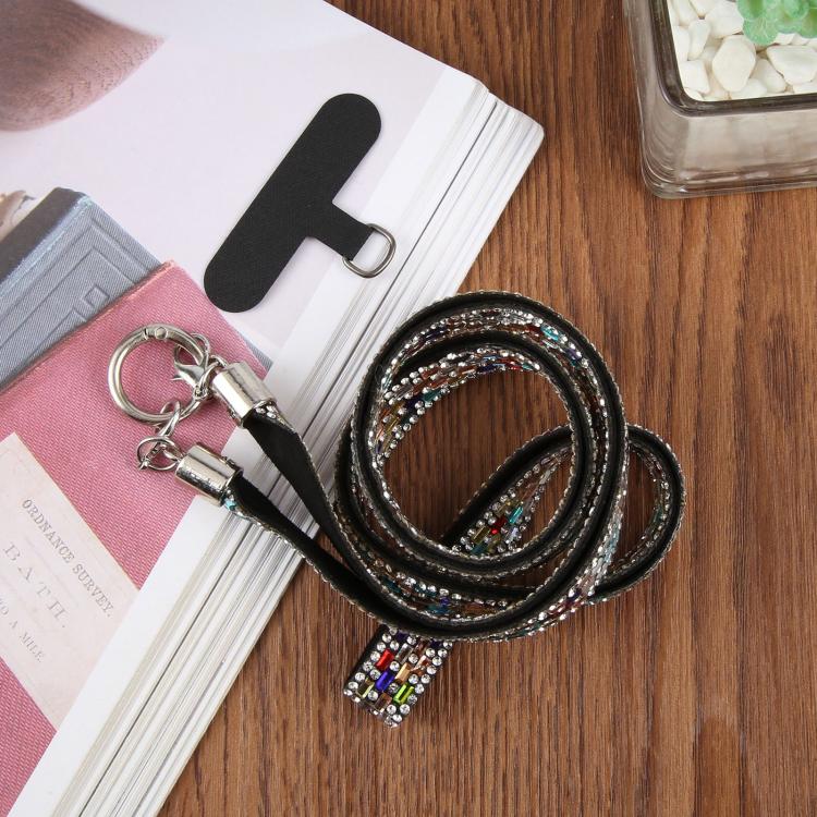 Cordino per cellulare con strass scintillanti e cuscinetto