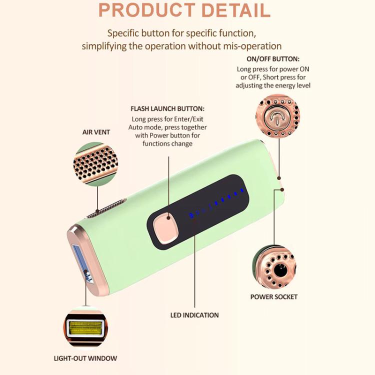 Dispositivo elettrico per la rimozione dei peli AI09 IPL, EU Plug, US Plug, UK Plug