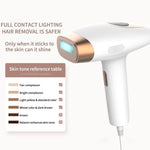 Dispositivo di epilazione a luce pulsata AI17 con ghiaccio elettrico, EU Plug, US Plug, UK Plug