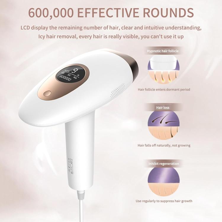 Dispositivo di epilazione a luce pulsata AI17 con ghiaccio elettrico, EU Plug, US Plug, UK Plug