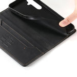 Custodia per telefono Dierfeng in pelle vegana con chiusura magnetica e protezione RFID in metallo., For Galaxy S26 FE 5G
