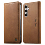Custodia per telefono Dierfeng in pelle vegana con chiusura magnetica e protezione RFID in metallo., For Galaxy S26 FE 5G