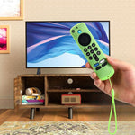 XDcase - Set di 4 custodie protettive in morbido silicone con mini cinturino, For Amazon Fire TV Stick 4K 2025 Remote