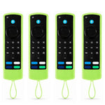 XDcase 4 pezzi Custodie protettive in morbido silicone ispessito con mini cinturino, For Amazon Alexa Voice Remote Gen 3/2/1