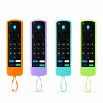 XDcase 4 pezzi Custodie protettive in morbido silicone ispessito con mini cinturino, For Amazon Alexa Voice Remote Gen 3/2/1