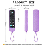 XDcase 4 pezzi Custodie protettive in morbido silicone ispessito con mini cinturino, For Amazon Alexa Voice Remote Gen 3/2/1