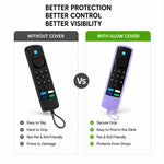 XDcase 4 pezzi Custodie protettive in morbido silicone ispessito con mini cinturino, For Amazon Alexa Voice Remote Gen 3/2/1