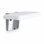 Sedie d'attesa pieghevoli a parete, sgabelli da bagno, sedie per WC, Square (White)