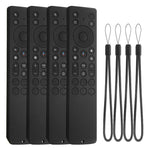 XDcase - Set di 4 custodie protettive in morbido silicone con mini cinturino, For TCL RC923A / RC813A TV Remote
