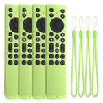 XDcase - Set di 4 custodie protettive in morbido silicone con mini cinturino, For TCL RC923A / RC813A TV Remote