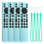 XDcase - Set di 4 custodie protettive in morbido silicone con mini cinturino, For TCL RC923A / RC813A TV Remote