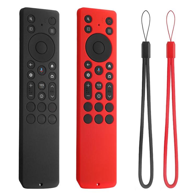 XDcase 2 custodie protettive in morbido silicone con mini cinturino, For TCL RC923A / RC813A TV Remote