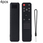 XDcase - Set di 4 custodie protettive in morbido silicone con mini cinturino, For LG MR25GA Magic Remote