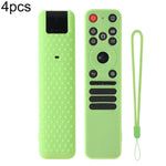 XDcase - Set di 4 custodie protettive in morbido silicone con mini cinturino, For LG MR25GA Magic Remote