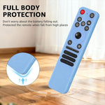 XDcase - Set di 4 custodie protettive in morbido silicone con mini cinturino, For LG MR25GA Magic Remote