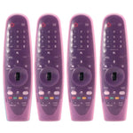 XDcase - Set di 4 custodie protettive in morbido silicone, For LG MR600 / MR650 Magic Remote