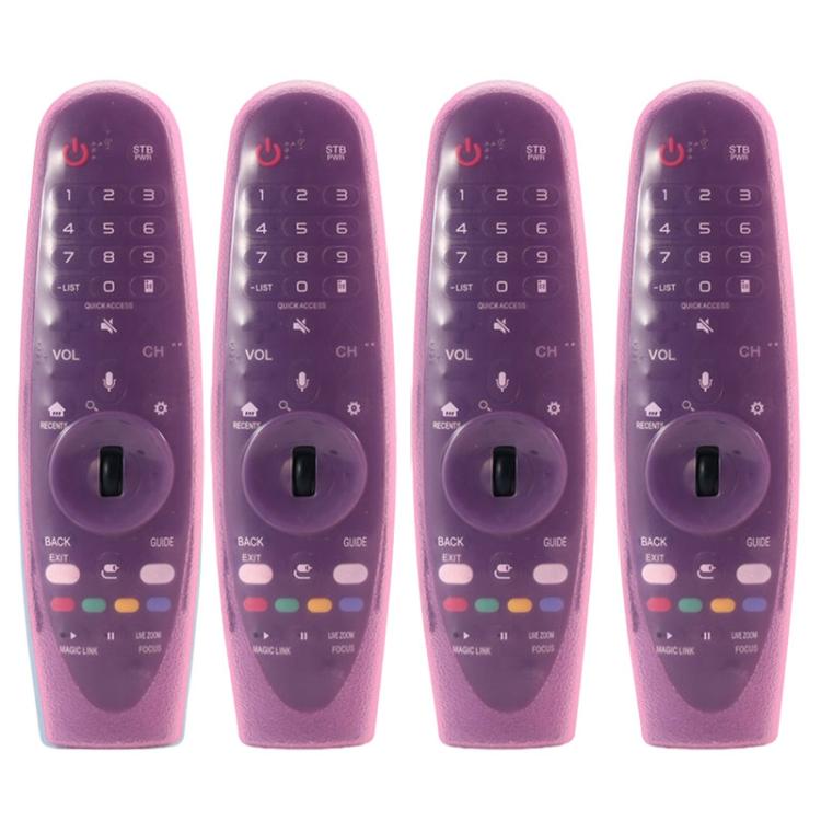 XDcase - Set di 4 custodie protettive in morbido silicone, For LG MR600 / MR650 Magic Remote