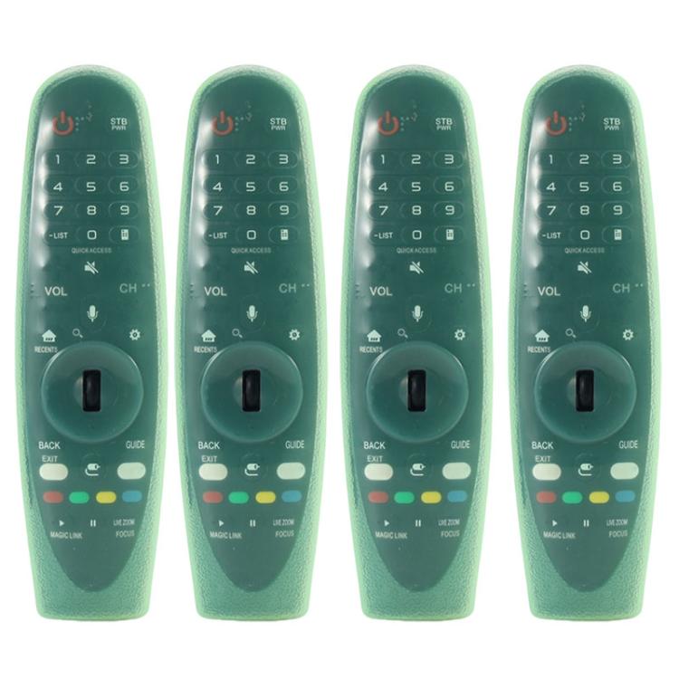 XDcase - Set di 4 custodie protettive in morbido silicone, For LG MR600 / MR650 Magic Remote