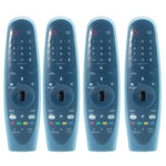 XDcase - Set di 4 custodie protettive in morbido silicone, For LG MR600 / MR650 Magic Remote