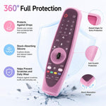 XDcase - Set di 4 custodie protettive in morbido silicone, For LG MR600 / MR650 Magic Remote