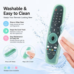 XDcase - Set di 4 custodie protettive in morbido silicone, For LG MR600 / MR650 Magic Remote