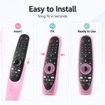 XDcase - Set di 4 custodie protettive in morbido silicone, For LG MR600 / MR650 Magic Remote