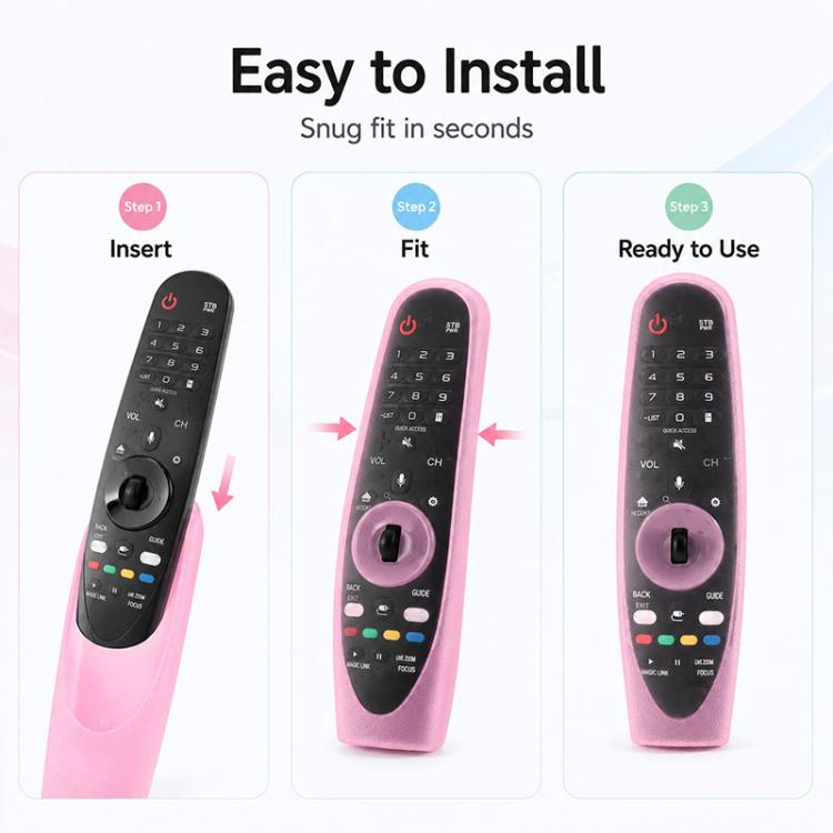 XDcase - Set di 4 custodie protettive in morbido silicone, For LG MR600 / MR650 Magic Remote