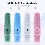 XDcase - Set di 4 custodie protettive in morbido silicone, For LG MR600 / MR650 Magic Remote