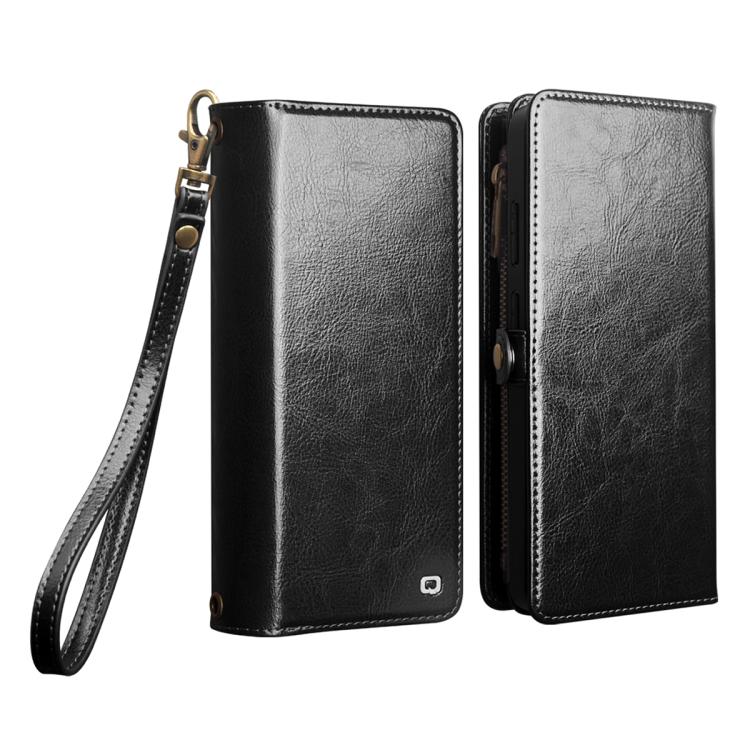 QIALINO 2 in 1 Borsa a mano in pelle staccabile e custodia per telefono, For Galaxy S26 Ultra 5G, For Galaxy S25 Ultra 5G