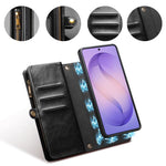 QIALINO 2 in 1 Borsa a mano in pelle staccabile e custodia per telefono, For Galaxy S26 Ultra 5G, For Galaxy S25 Ultra 5G