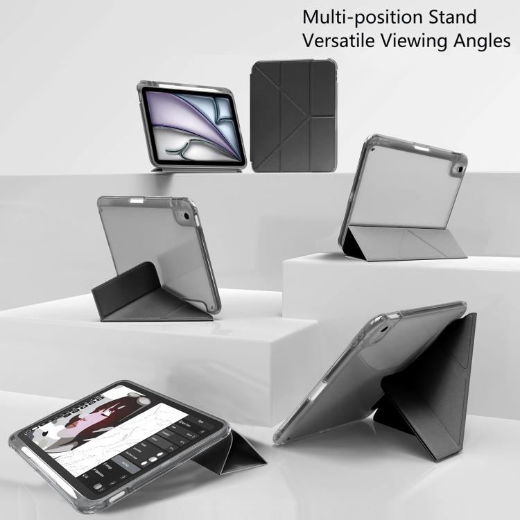 Custodia per tablet in pelle vegana Mutura QinDun Deformation, For iPad Air 11 2026 / 2025 / 2024, For iPad Pro 11 2025 / 2024, For iPad 2025 / 2022
